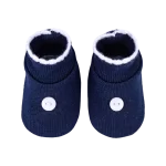 Sapato Marinho com Branco - Botão (1)