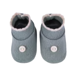 Sapato verde militar com natural - botão (6)