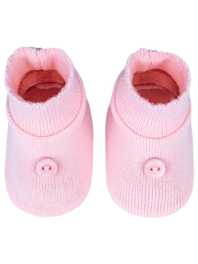 sapato rosa liso - botão (7)