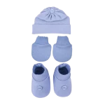Kit 3 peças azul celeste liso botão (1)