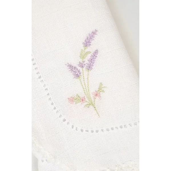 Saída De Maternidade Bordada Floral c/ Branco - Imagem 7