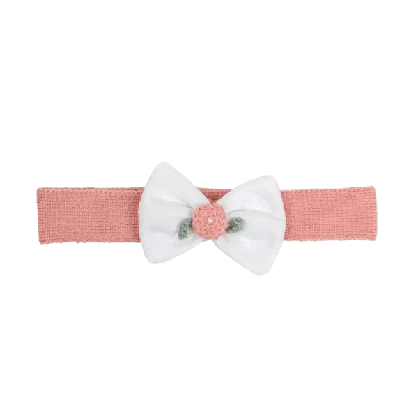 Kit Vestidinho Rosa Abricot c/ Branco - Image 4