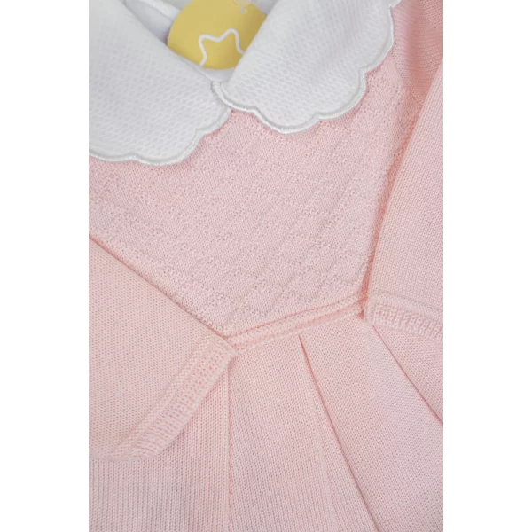Kit Vestidinho Rosa c/ Branco - Imagem 3
