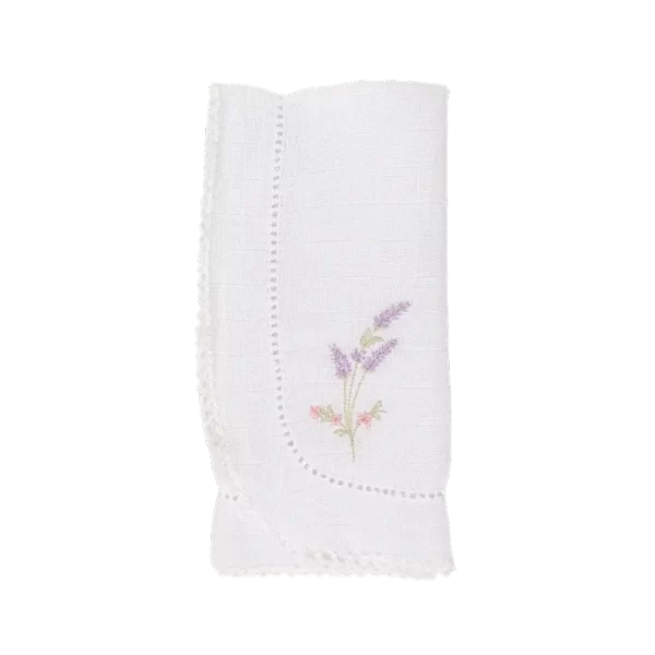 Saída De Maternidade Bordada Floral c/ Branco - Imagem 6