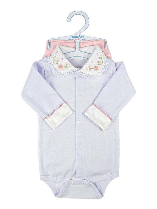 Conjunto Body Piquet com Calça de Linha-rosa-branco-1