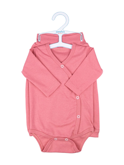 Conjunto Body e Calça Saruel Malha-rosa-abricot-liso-1