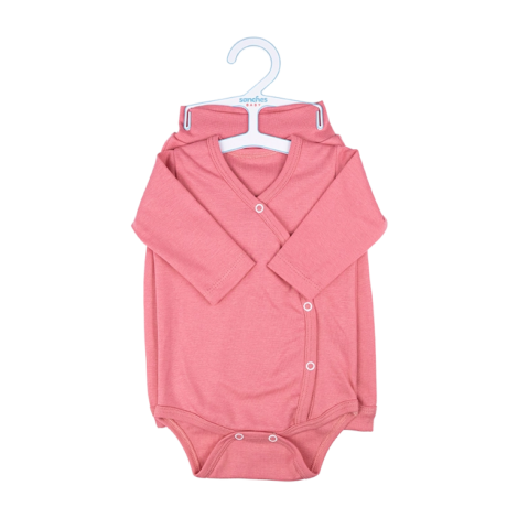 Conjunto Body e Calça Saruel Malha-rosa-abricot-liso-1