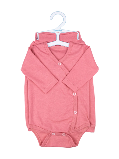 Conjunto Body e Calça Saruel Malha-rosa-abricot-liso-1