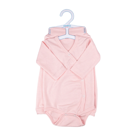 Conjunto Body e Calça Saruel Malha-rosa-liso-1