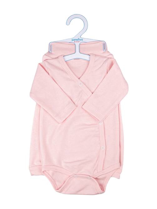 Conjunto Body e Calça Saruel Malha-rosa-liso-1