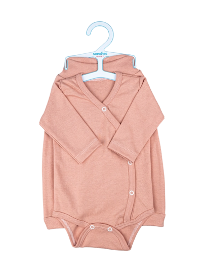 Conjunto Body e Calça Saruel Malha-rose-liso-1
