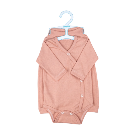 Conjunto Body e Calça Saruel Malha-rose-liso-1