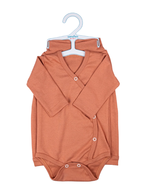 Conjunto Body e Calça Saruel Malha-terracota-liso-1