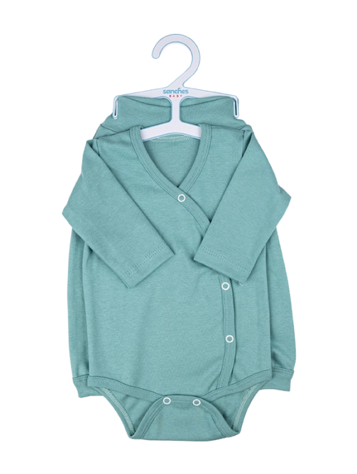 Conjunto Body e Calça Saruel Malha-verde-chá-liso-1