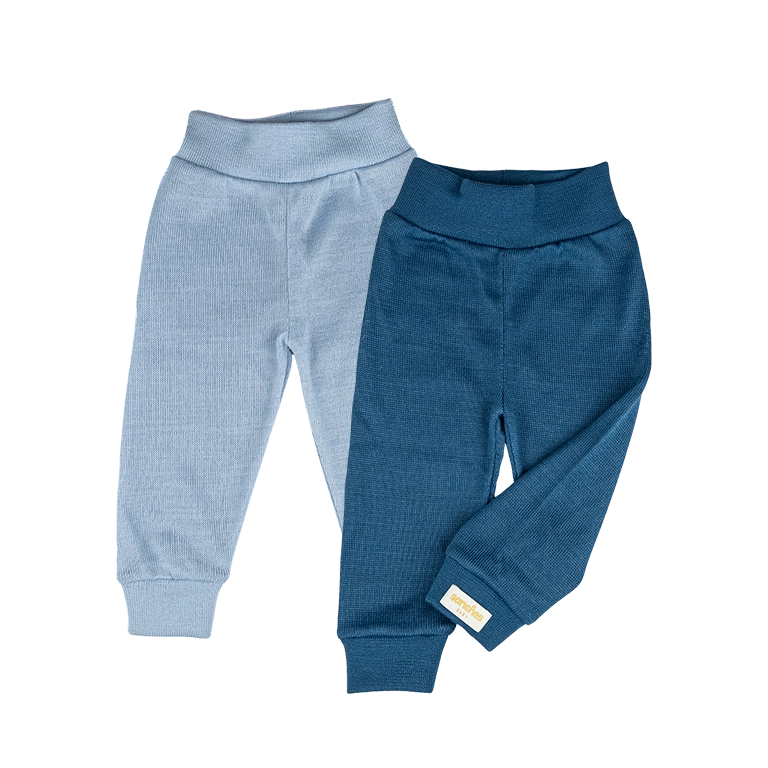 Kit Calça de Linha Azul Celeste e Jeans - Imagem 2